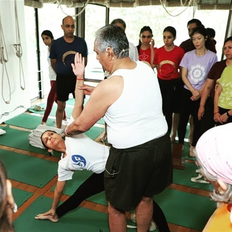 With Prashant Iyengar Ji